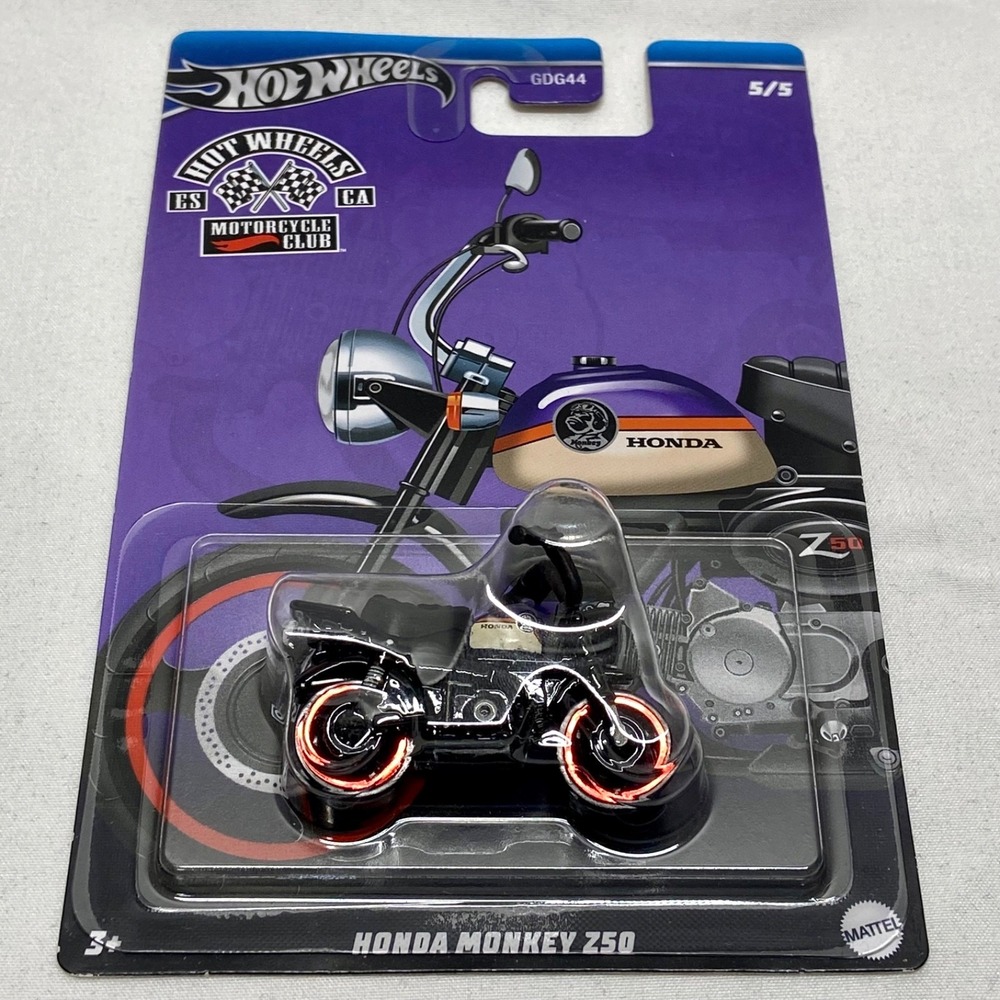 Honda Monkey Z50 Hot Wheels Motorcycle Club 5/5 HW Die-cast 1/64 Model NIP 2023